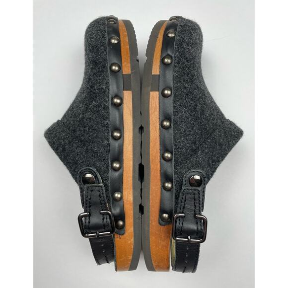 Kalso Earth Shoe Shanti Clog in Black Wool Women's Size 7 - Picture 5 of 8